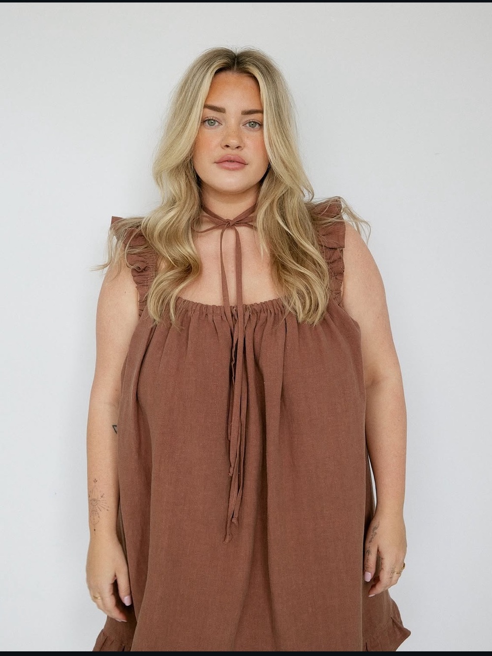 Boheme Goods Ruffle Mini dress